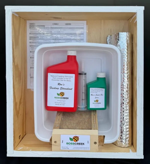 Kit Hive Top Feeder and treatment and stimulant concentrate